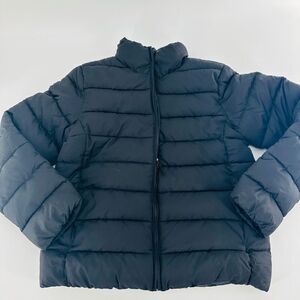 Girls Medium Weight Puffer Jacket, Wind-resistant, Water-resistant- New